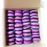 Macarons mit Zartbitterschokolade