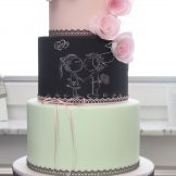 Chalkboard Cake, Hochzeitstorte, Sanelas Tortenwelt, Bückeburg
