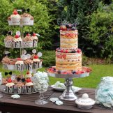 Naked Cake, Cupcakes, Hochzeitstorte, Sanelas Tortenwelt, Bückeburg, Obstfüllung