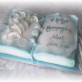 Die Kommunionstorte, 3D Buch-Torte
