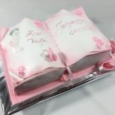 Tauftorte, 3D Buch-Torte, Sanelas Tortenwelt