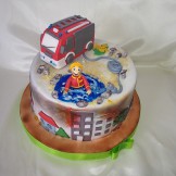 Die Feuerwehr-Torte