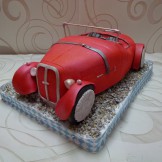 3D Oldtimer-Kuchen