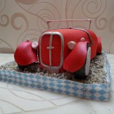 3D Oldtimer-Kuchen