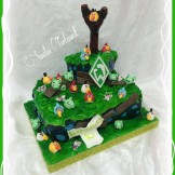 Angry Birds-Kuchen