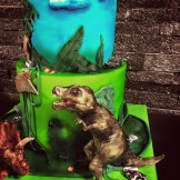 Dinosaurier Dino Torte, Kuchen Dinosaurus