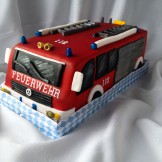 3D Feuerwehr-Torte