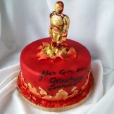 3D Iron Man-Figur, Torte