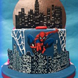 Spiderman-Torte