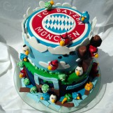 Angry Birds & FC Bayern Torte