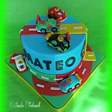 Motivtorte, die Autos