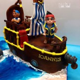 Jack und die Nimmerland Piraten-Motivtorte