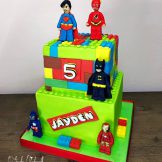 Lego Marvel Torte
