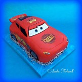 3D Lightning McQueen-Torte