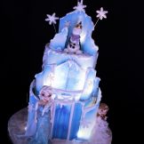Eiskönigin Torte Elsa Motivtorte Fondantfiguren Frozen