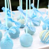 Cakepops, blau, Sanelas Tortenwelt
