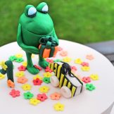 Motivtorte, Tiegerente, Sanelas Tortenwelt