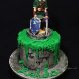 zelda cake, Motivtorte, Zuckerfiguren essbare, Sanelas Tortenwelt