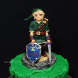 zelda cake, Motivtorte, Zuckerfiguren essbare, Sanelas Tortenwelt