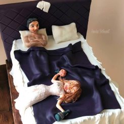 Sanelas Tortenwelt, Hochzeitsnacht, Brautpaar, Wedding Cake, Hochzeitstorten, Bückeburg