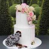 Star Wars Wedding Cake, Mrs & Mr Wedding Cake, #rosadripcakeSanelas Tortenwelt, Hochzeitstorten, Vintage Wedding Cakes, Semi-Naked Wedding Cake, Elegant Wedding Cake, Cupcakes28