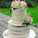 Rustic Wedding Cake, Vintage Cake, Semi-Naked Cake, Sanelas Tortenwelt, Hochzeitstorten, Vintage Wedding Cakes, Semi-Naked Wedding Cake, Elegant Wedding Cake, Cupcakes43