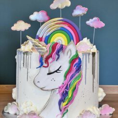 Sanelas Tortenwelt, Einhorn Torte, Unicorn Cake, Geburtstagstorte, Kindergeburtstagstorte