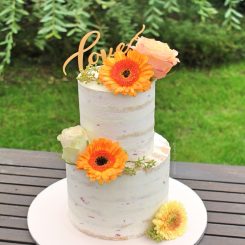 Semi-Naked Cake, Hochzeitstorte, Motivtorte,Sanelas Tortenwelt Bückeburg
