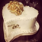 Torte zur Goldenen Hochzeit