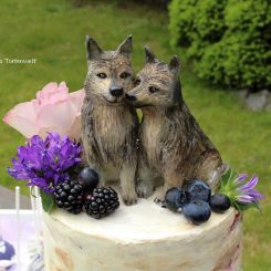 Wölfe, Zuckerfiguren essbar, Hochzeitstorte, Sanelas Tortenwelt, Bückeburg