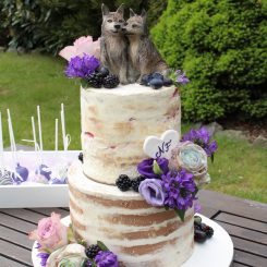 Semi-Naked Cake, Hochzeitstorte, Sanelas Tortenwelt, Bückeburg