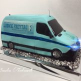 3D Motivtorte, der Lieferwagen, 3D Lieferwagen, Jubiläum,