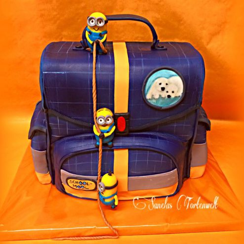 Die Schultasche, 3D Schoolbag Cake, Art, Kunst
