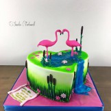Flamingos Cake/Torte