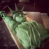 3D Freiheitsstatue-Torte