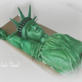 3D Freiheitsstatue-Torte, Kunst
