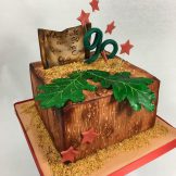 Motivtorte; Holz
