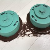 Anti-Tank Mines Panzerabwehrminen Landminen Torte Cake 3D Torte