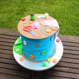 garnrolle, 3D Torte, Sanelas Tortenwelt