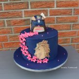 Pferderanzen-Torte, Art Cake, Torte zur Einschulung, Motivtorte, Fondanttorte, Massa Ticino, Sanelas Tortenwelt