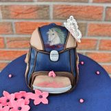 Pferderanzen-Torte, Art Cake, Torte zur Einschulung, Motivtorte, Fondanttorte, Massa Ticino, Sanelas Tortenwelt