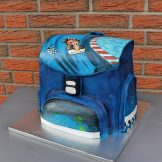 3D Schultasche Torte, Art Cake, Kunst, sanelas tortenwelt, Torte zur Einschulung