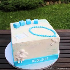 Tauftorte, Junge, Sanelas Tortenwelt