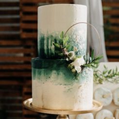 Vintage Wedding Cake, Grün/Gold, Macarons, Hochzeit, Sanelas Tortenwelt, Wedding Cake, Hochzeitstorte, Bückeburg, Hannover