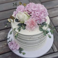 Vintage Wedding Cake, Hochzeitstorte mit echten Blumen, Sanelas Tortenwelt, Wedding Cake, Hochzeitstorte, Bückeburg, Hannover