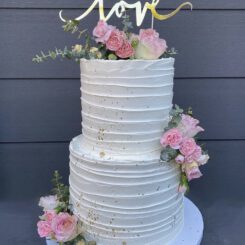 Vintage Wedding Cake, Hochzetstorte rose-gold, Hochzeitstorte mit echten Blumen, Love, Sanelas Tortenwelt, Wedding Cake, Hochzeitstorte, Bückeburg, HannoverIMG-4574