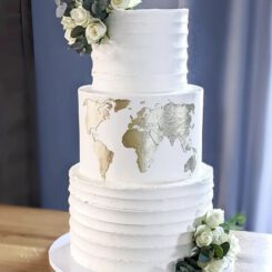 Sanelas Tortenwelt, World Map Wedding Cake, Weltkarte-Hochzeitstorte, Bückeburg, HannoverIMG-9207