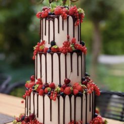Drip Wedding Cake, Fruit Wedding Cake, Hochzeitstorte-Beeren, Semi-Naked Cake, Sanelas Tortenwelt, Hochzeitstorten, Vintage Wedding Cakes, Semi-Naked Wedding Cake, Elegant Wedding Cake, Cupcakes